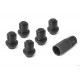 Zwarte Anti-diefstal bouten (5 stuks) voor wielen Jeep JL/JT